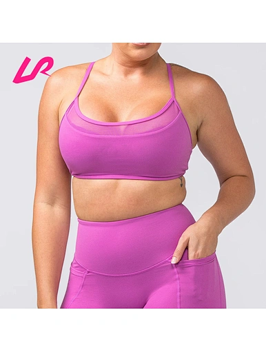 bra with mesh front